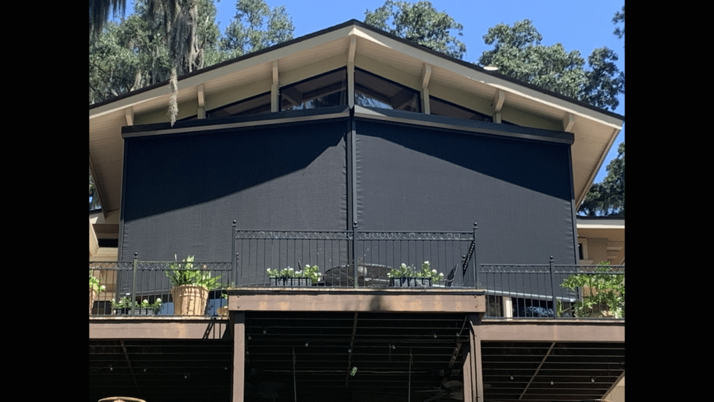 Motorized Retractable Screen and Blinds Hurricane Shade and Screen Tallahassee Crawfordville, St George Island Panama City