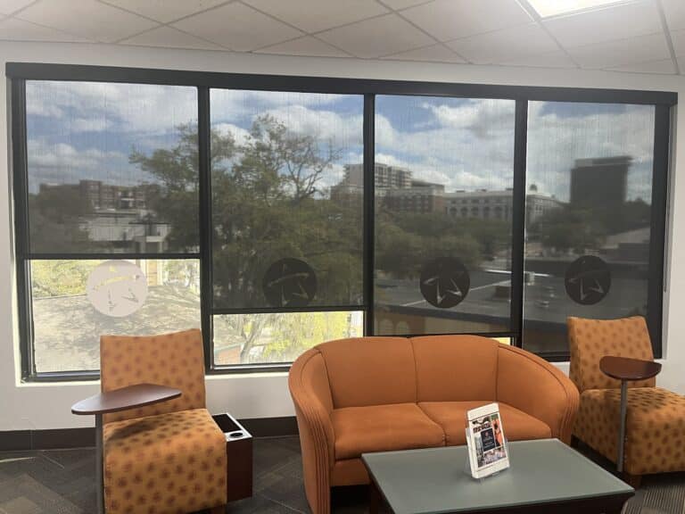 CACO Solar Shades - Roller - Manual Installed City of Tallahassee Downtown
