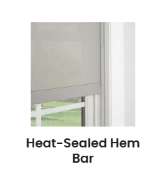 heat sealed hem bars