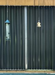 Accordion Shutter - Bronze - Closed